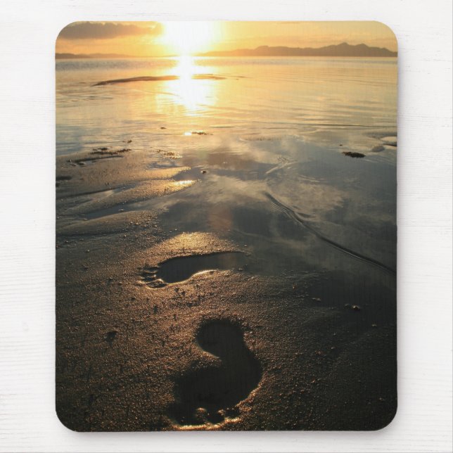 Alfombrilla De Ratón Huellas Mousepad (Frente)