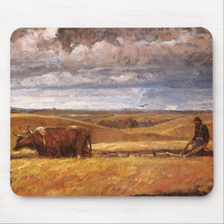 Alfombrilla De Ratón Huesos de Búfalo Arados por Harvey Thomas Dunn