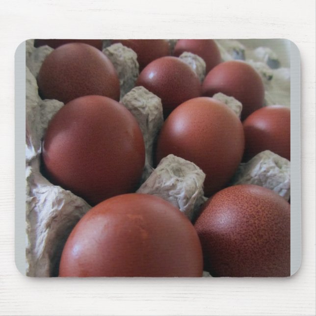 Alfombrilla De Ratón Huevo de cobre negro Mousepad de Marans (Frente)