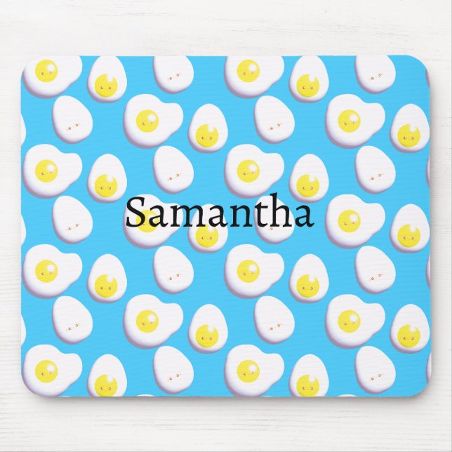Alfombrilla De Ratón Huevos Helados Y Fritos En 3D (Frente)
