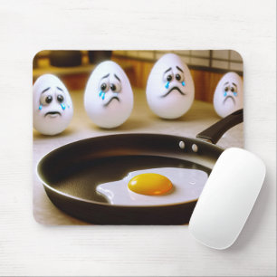 Alfombrilla De Ratón Huevos tristes con pan frito