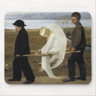 Alfombrilla De Ratón Hugo Simberg - el ángel herido