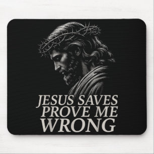 Alfombrilla De Ratón Hugvyn Jesús salva, demuéstrame que estoy equivoca