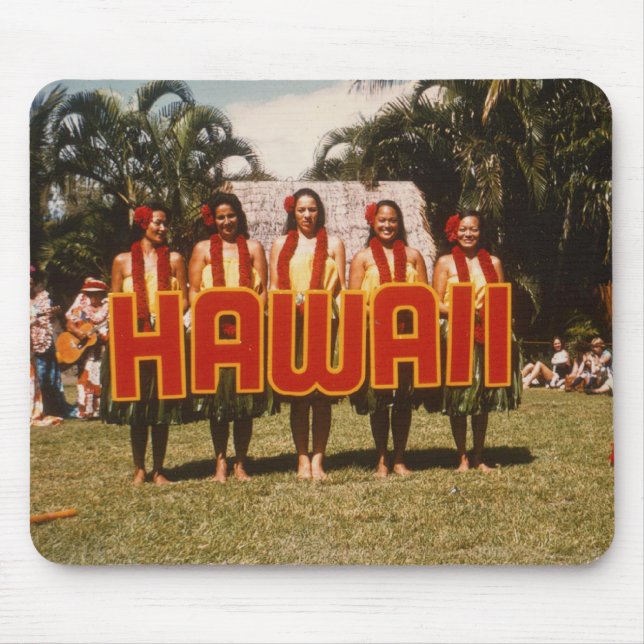 Alfombrilla De Ratón Hula Show Hawaii (Frente)
