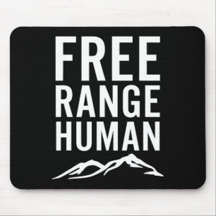 Alfombrilla De Ratón Humano de Rango Libre Caminata Camping Escalada en
