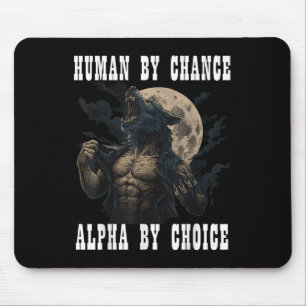 Alfombrilla De Ratón Humano por casualidad Alpha por elección Cool Dive