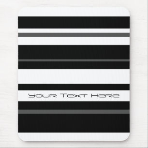 Alfombrilla De Ratón Humbug Stripe 'Your Text' mousept vertical