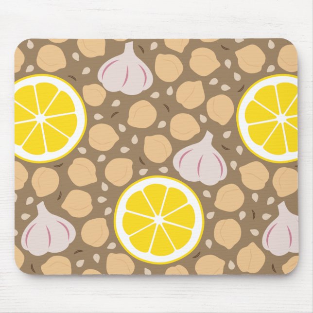 Alfombrilla De Ratón Hummus Mouse Pad (Frente)