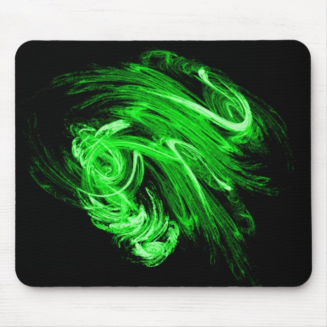 Alfombrilla De Ratón Humo verde (Frente)