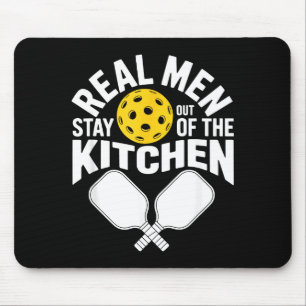 Alfombrilla De Ratón Humor de cocina para hombres de pickleball diverti