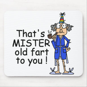 Alfombrilla De Ratón Humor de cumpleaños de Mister Old Fart