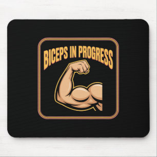Alfombrilla De Ratón Humor de gimnasia divertida motivacional biceps ga