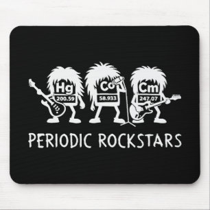 Alfombrilla De Ratón Humor de Química de Rockstars Periódicos