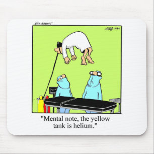 Alfombrilla De Ratón Humor del hospital divertido Mousepad