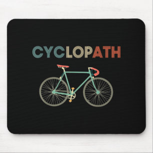 Alfombrilla De Ratón Humor divertido ciclista de bicicleta Cyclopath