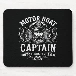 Alfombrilla De Ratón Humor divertido de barcos del capitán del barco de