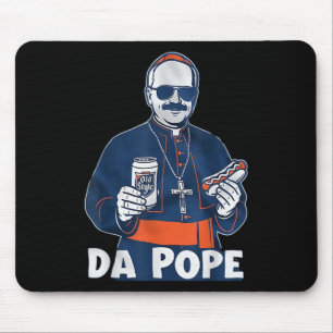 Alfombrilla De Ratón Humor divertido de Chicago Da Pope católico