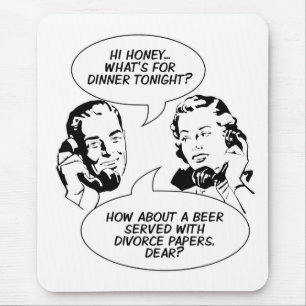 Alfombrilla De Ratón Humor feminista retro