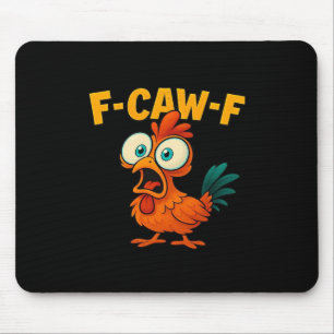 Alfombrilla De Ratón Humor Gracioso Cuervo F-Caw-F Gótico