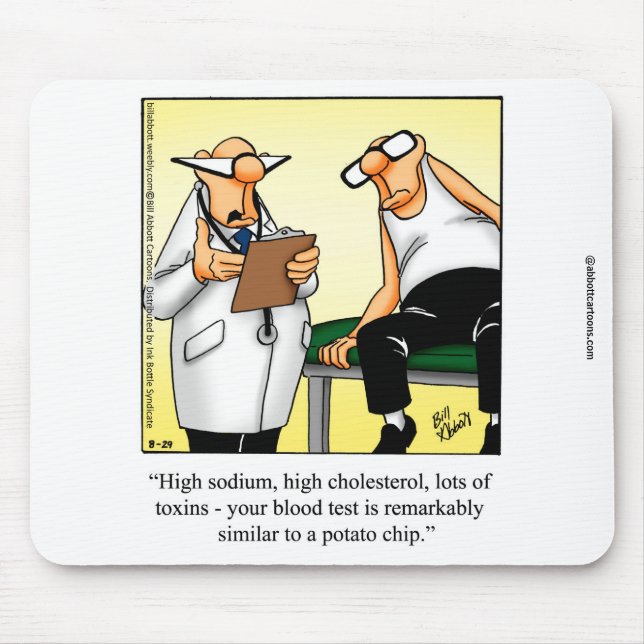 Alfombrilla De Ratón Humor médico divertidísimo almohadilla para ratón (Frente)