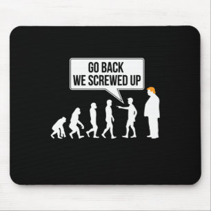 Alfombrilla De Ratón Humor político divertido anti-Trump evolución