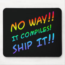 Humor programado Mousepad