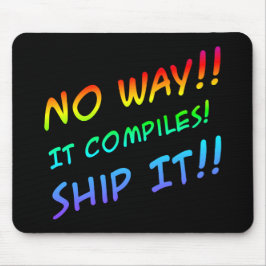 Alfombrilla De Ratón Humor programado Mousepad