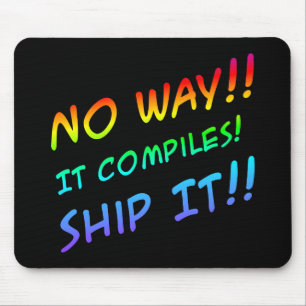 Alfombrilla De Ratón Humor programado Mousepad