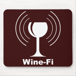 Alfombrilla De Ratón Humor Wine-Fi