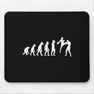 Alfombrilla De Ratón Humorístico humano Muay Thai Evolución Kickboxing