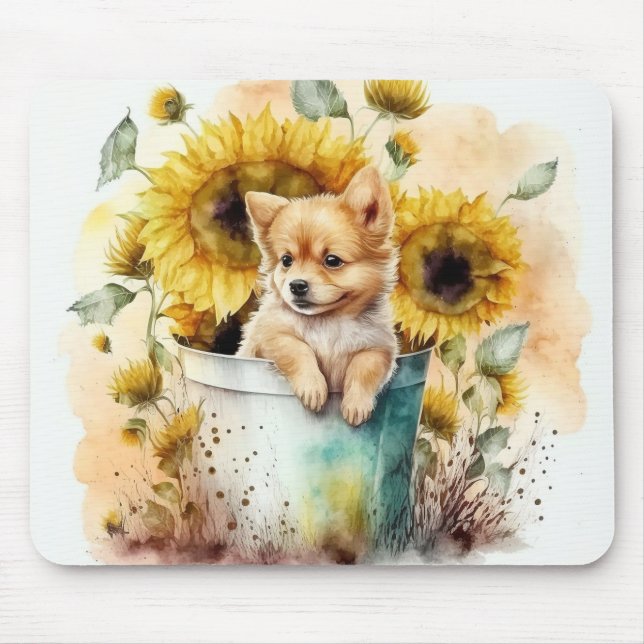 Alfombrilla De Ratón Hund Aquarell (Frente)