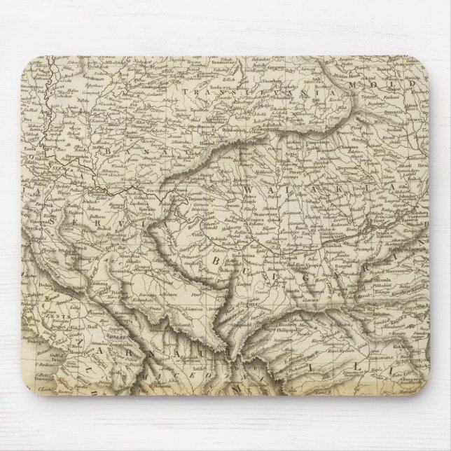 Alfombrilla De Ratón Hungría, Turquía europea (Frente)