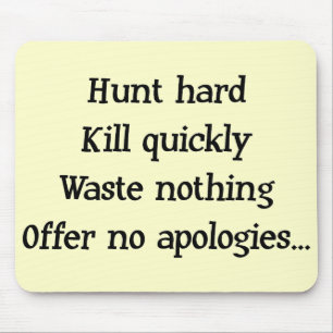 Alfombrilla De Ratón Hunt Hard Mousepad