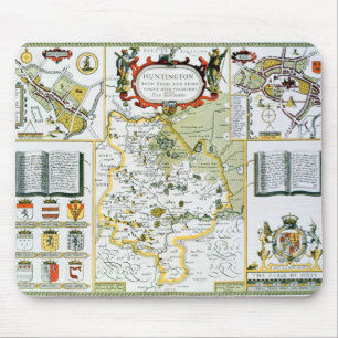 Alfombrilla De Ratón Huntington, grabado por Jodocus Hondius