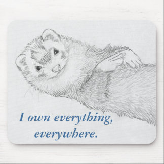 Alfombrilla De Ratón Hurón Mousepad - Pandora posee