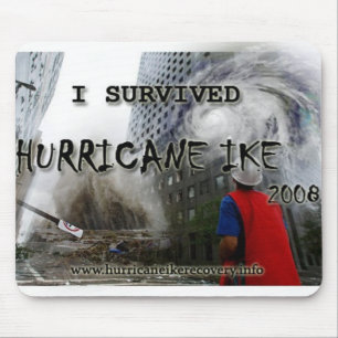 Alfombrilla De Ratón hurricane_ike_collage_shirt_front