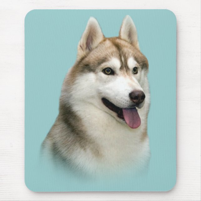 Alfombrilla De Ratón Husky siberiano Mousepad magnífico (Frente)