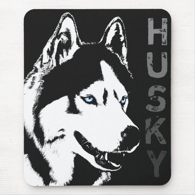 Alfombrilla De Ratón Husky siberiano Mousepad Mousepads fornido y (Frente)