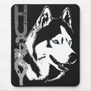 Alfombrilla De Ratón Husky Siberiano Mousepad Regalos Malamute Wolf Dog