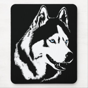 Alfombrilla De Ratón Husky Siberiano Mousepad Regalos Perros Malamute S