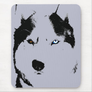 Alfombrilla De Ratón Husky Siberiano Mousepad Regalos Perros Malamute S