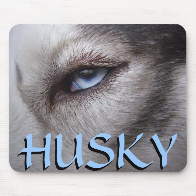 Alfombrilla De Ratón Husky Siberiano Mousepad Regalos Perros Malamute S (Frente)