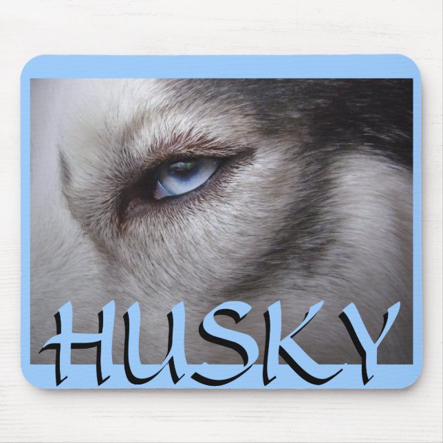 Alfombrilla De Ratón Husky Siberiano Mousepad Regalos Perros Malamute S (Frente)