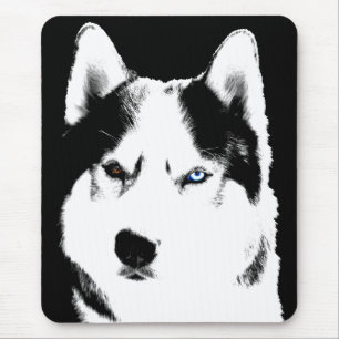Alfombrilla De Ratón Husky Siberiano Mousepad Regalos Perros Malamute S