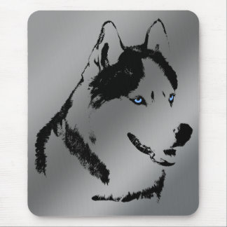 Alfombrilla De Ratón Husky Siberiano Mousepad Regalos Perros Malamute S