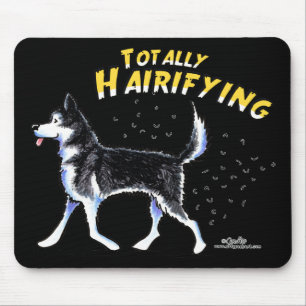 Alfombrilla De Ratón Husky siberiano totalmente Hairifying