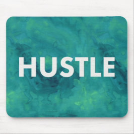 Alfombrilla De Ratón Hustle Watercolor Typography Moderno Mousepad