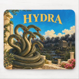 Alfombrilla De Ratón Hydra, Monstruo de Fantasía Gótica