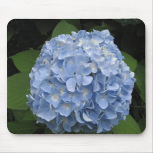 Alfombrilla De Ratón Hydrangea azul