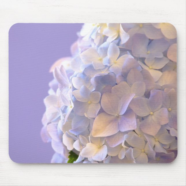 Alfombrilla De Ratón Hydrangea azul adaptable Mousepad (Frente)